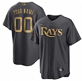 Customized Men's Tampa Bay Rays Active Player Charcoal 2022 All-Star Cool Base Stitched Jersey,baseball caps,new era cap wholesale,wholesale hats